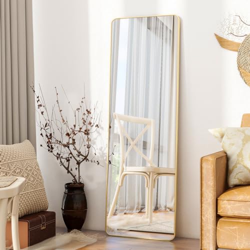 LETTY MASSAGE SERV Floor Mirror, 59x16 Full Length Mirror for Bedroom, Bathroom and Living Room